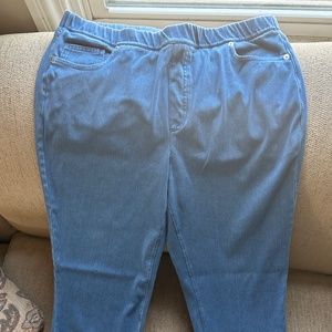 Lands End Starfish Knit Jeans size L